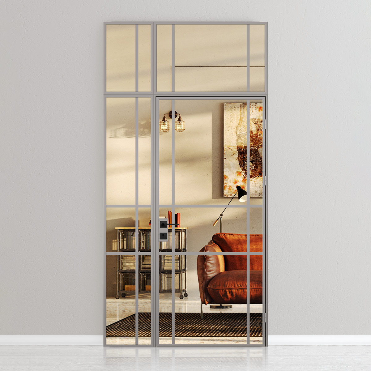 Стъклена врата ERKADO - модел LOFT ART 1